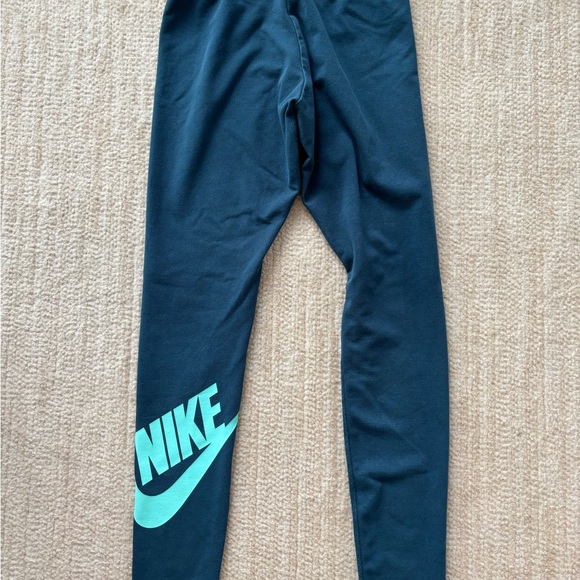 Nike Pants - Nike Women Teal Logo Leggings